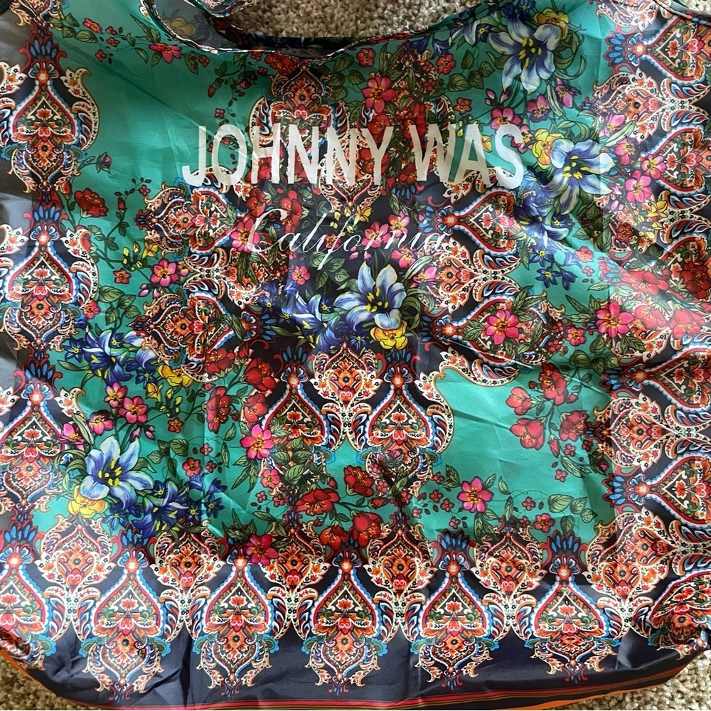 Johnny Was Reusable California Tote Bag 15”x18” - Picture 3 of 14